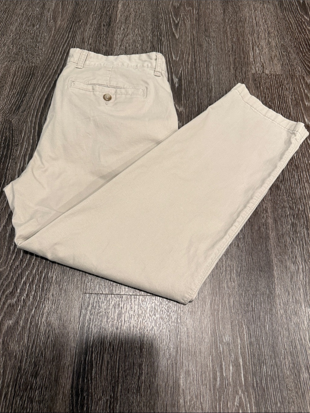 GAP Factory Women's Ankle Cropped Pants in Light Beige. Size - 10R